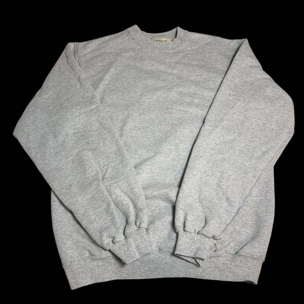 Champion Vintage Crewneck Sweatshirt Gray Blank